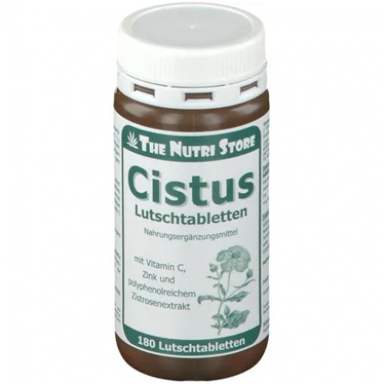 Pastiglie di Cistus incanus  180 pz  (  Cistus incanus Lutschtabletten  180 stk )