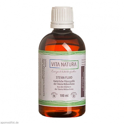 FLACONE A GOCCIA DI FLUIDO STEVIA  100 gr  (  STEVIA FLUID TROPFFLASCHE  100 gr )