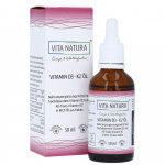Gocce di vitamina D3/K2 (1000 UI/ 20 ug).  50 ml