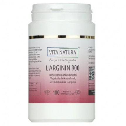 L-arginina 900 mg capsule vegetali 180 pz  ( L-Arginin 900 mg Vegikapseln 180 stk )