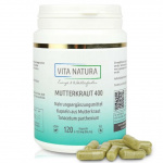 Partenio 400 mg in capsule vegetariane  120 pz  (Mutterkraut 400 mg Vegi-Kapseln  120 stk)