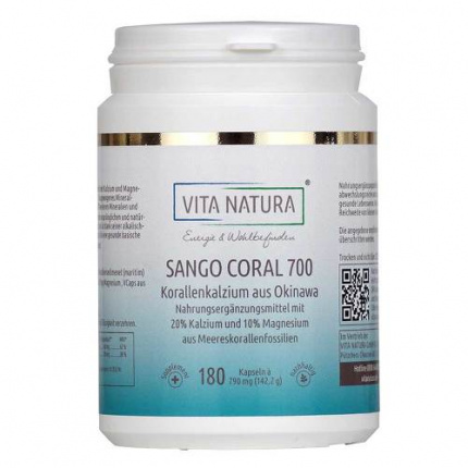 Sango corallo marino 700 mg capsule vegetariane 180 pz  ( Sango Meereskoralle 700 mg Vegikapseln  180  stk  )