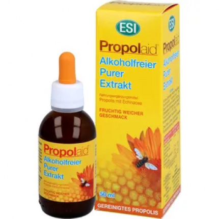 Propolaid Estratto di Propoli senza alcool 50 ml (  Propolaid Propolis Extrakt alkoholfrei  50 ml )