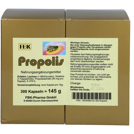 Propoli  300 pz   ( Propolis 300 stk )