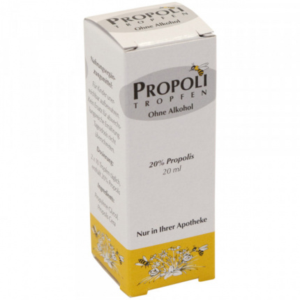 GOCCE DI PROPOLI SENZA ALCOOL  20 ml   (  PROPOLI TROPFEN OHNE ALKOHOL  20  ml )