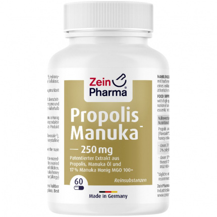 Propoli Manuka 250 mg  60 pz  (  Propolis-Manuka 250 mg  60 stk )
